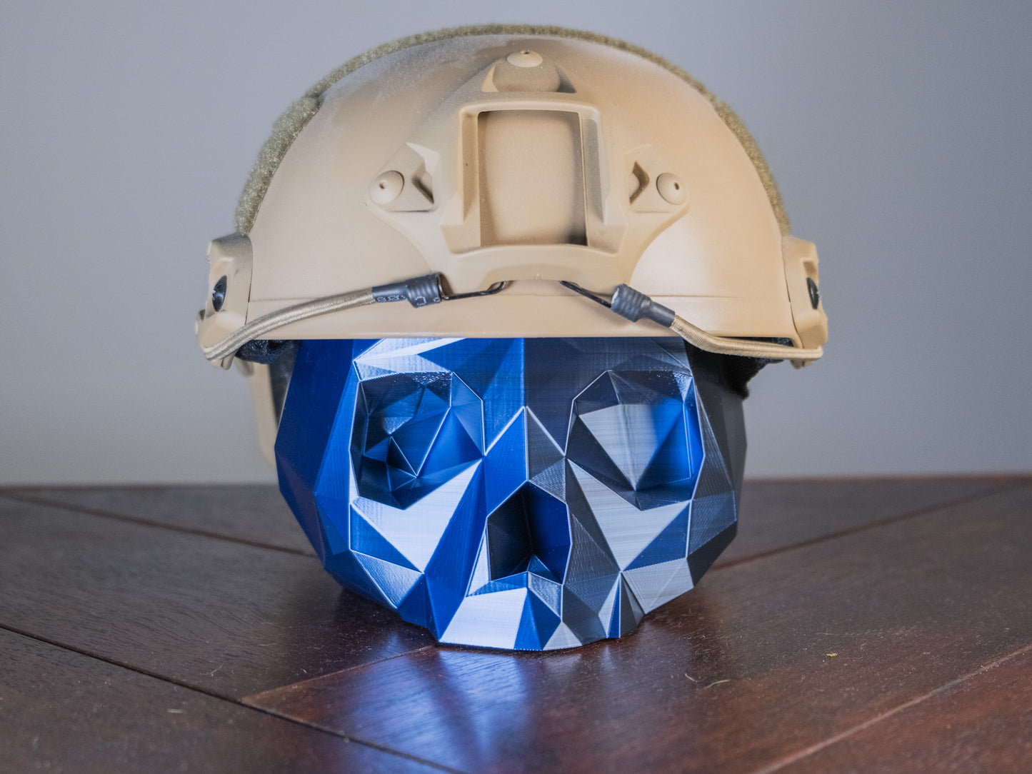 Low Poly Skull Hat/Helmet/Beret Stand/Display