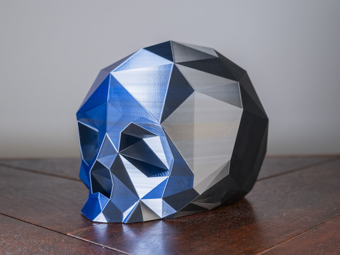 Low Poly Skull Hat/Helmet/Beret Stand/Display