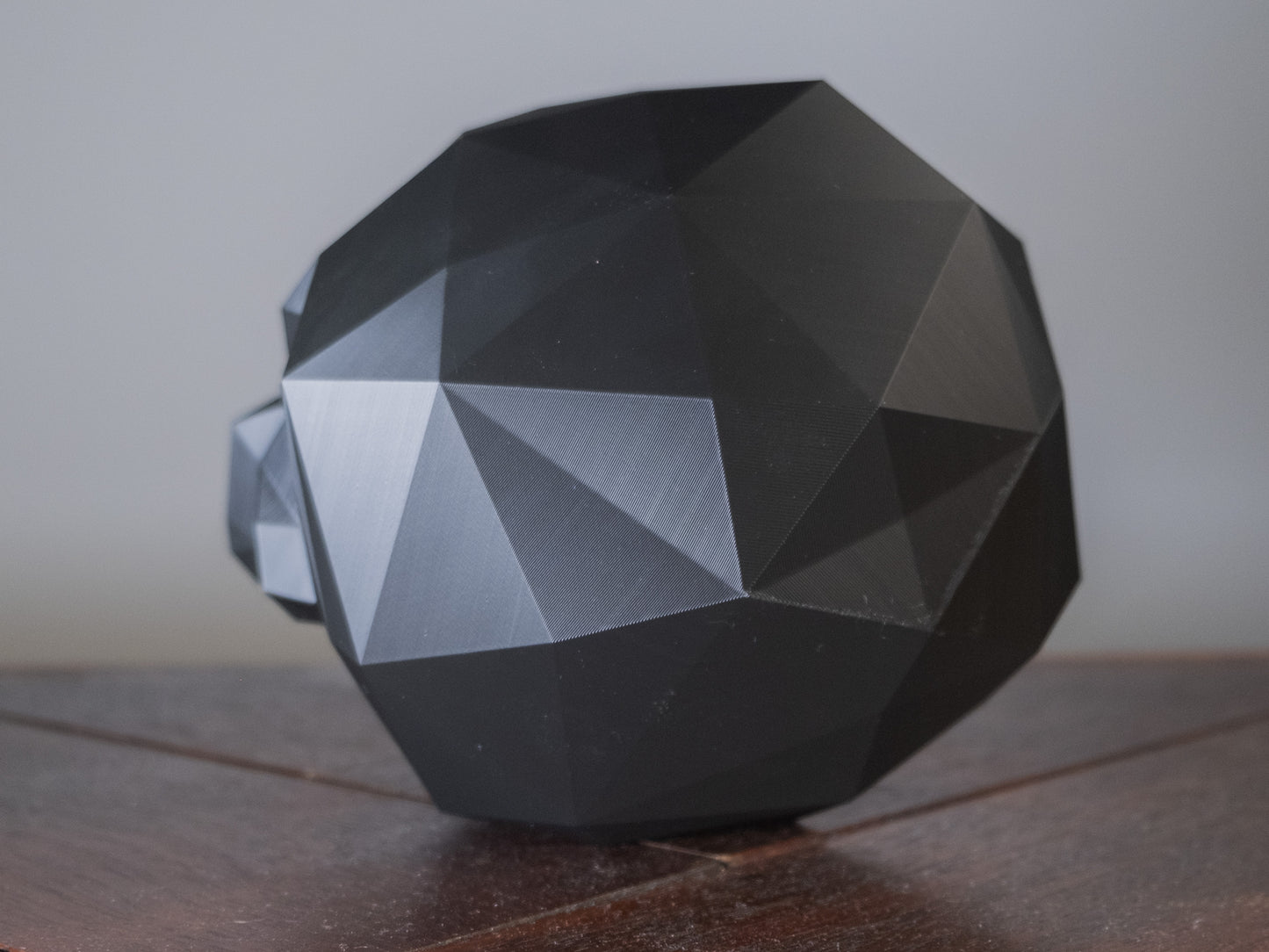 Low Poly Skull Hat/Helmet/Beret Stand/Display