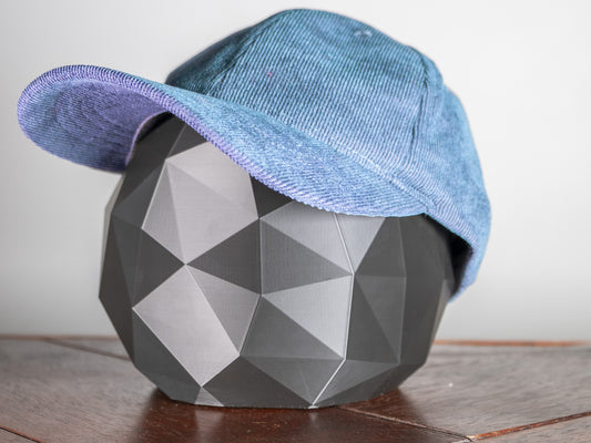 Hat/Cap/Beret Holder, Low Poly Sphere, Hat Display, Gift for Dad, Home Decor