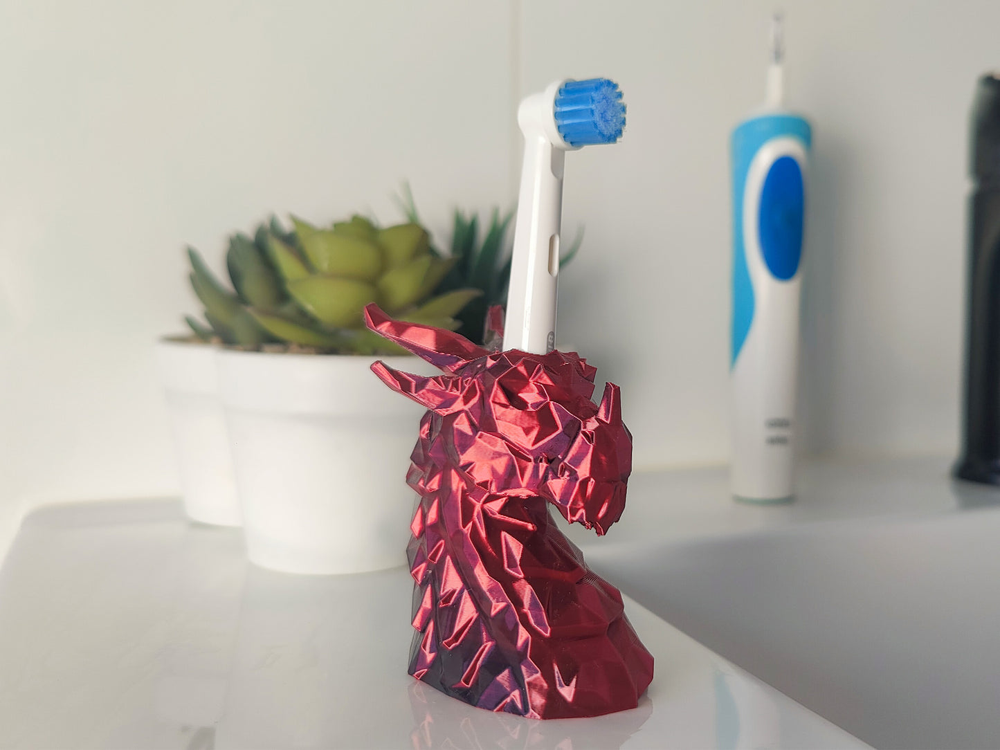 Dragon Head Toothbrush Holder